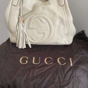 100% Authentic Gucci Soho Cellarius Medium Tote Handbag